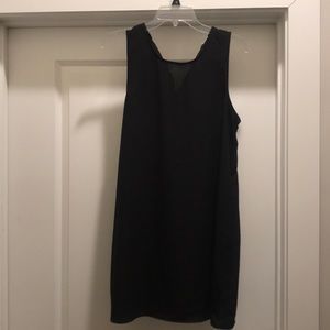 Zenana Outfitters sheer black sleeveless tank top